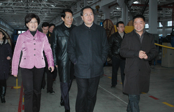 江苏省生长和刷新委员会主任、党组书记毛伟明来尊龙凯时人生就是搏集团视察