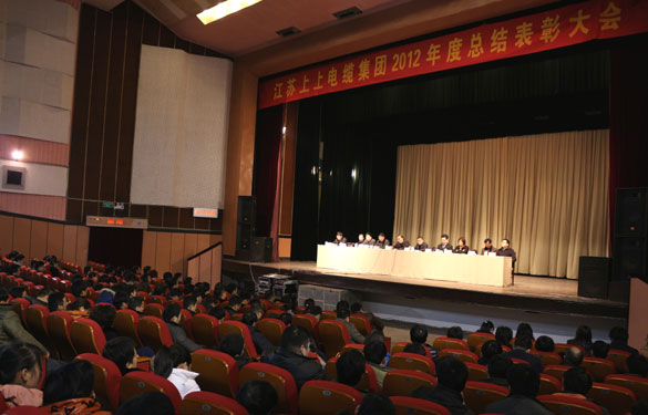 尊龙凯时人生就是搏盛大召开2012年度总结表扬大会